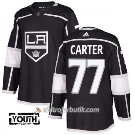 Män Ishockey Los Angeles Kings Tröja Jeff Carter 77 Adidas 2017-2018 Svart Authentic